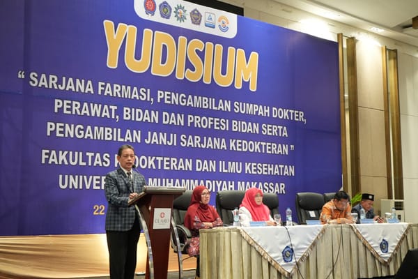Yudisium dan Pengambilan Sumpah Profesi 275 Tenaga Kesehatan Baru Unismuh Makassar