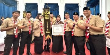 Kwarcab kota Depok kembali mengukir prestasi pada musyawarah Daerah Gerakan Pramuka Jawa Barat.
