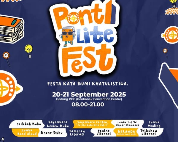 PontiLite Fest 2025: Pesta Kata Bumi Khatulistiwa, Ruang Ekspresi Literasi