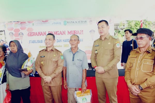 Gubernur Ria Norsan: GPM Bantu Stabilisasi Harga dan Ringankan Warga