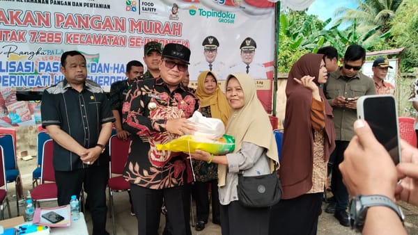 Bupati Kubu Raya Sujiwo: Dipastikan Gerakan Pangan Murah menyasar Seluruh Kecamatan
