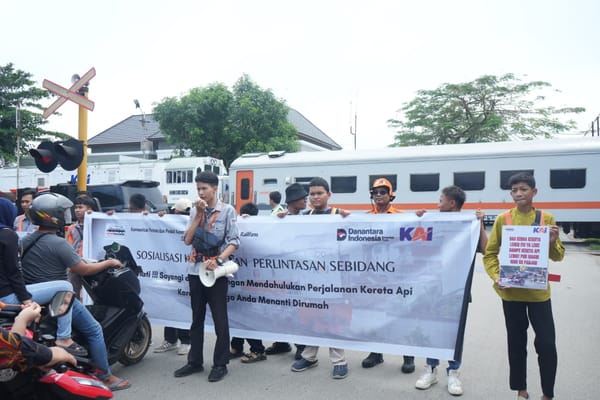 KAI Sumut dan Komunitas Divre 1 Railfans Bersinergi Gelar Sosialisasi Anti Pelecehan Seksual di Atas KA.
