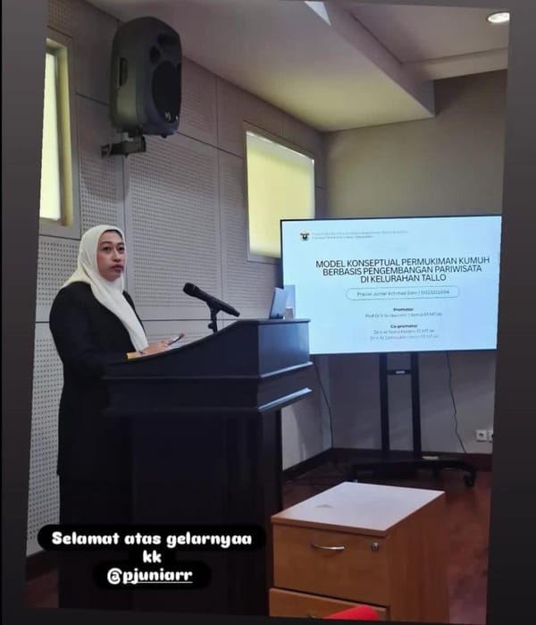 Kepala Pusat Inovasi LPkM UMI Makassar Raih Gelar Doktor di Universitas Hasanuddin Makassar