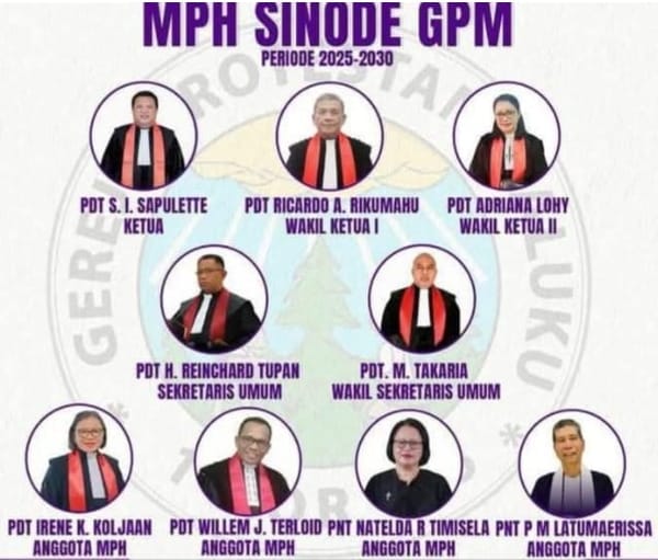Persidangan ke-39 Sinode GPM, Menetapkan MPH Sinode GPM periode 2025–2030.