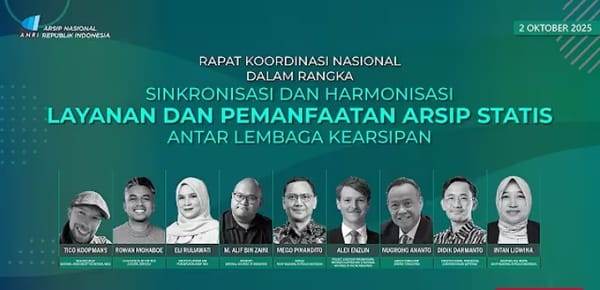 ANRI Gelar Virtual Rakornas Layanan dan Pemanfaatan Arsip Statis