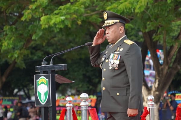 Kasdam IM Pimpin Upacara Peringatan HUT Ke-80 TNI di Blang Padang