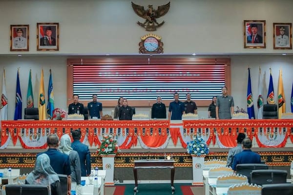 Hadiri Rapat Paripurna DPRD Lampung, Marindo Kurniawan Sampaikan Pendapat Kepala Daerah