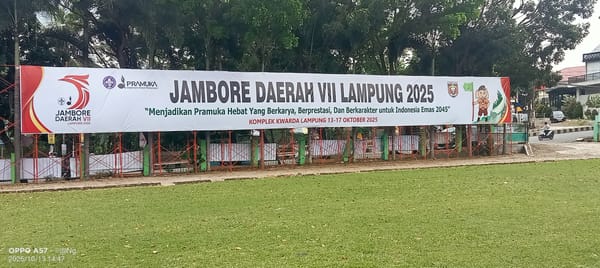 Dibuka Wagub, Jambore Daerah 7 Lampung 2025, Jadi Momentum Penting Bagi Kwarda