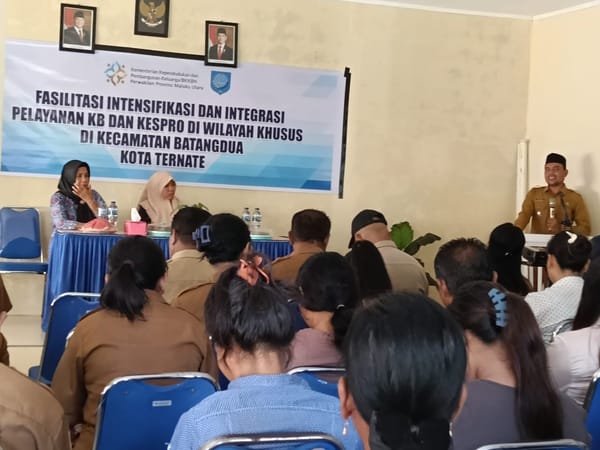 Kegiatan Fasilitasi Intensifikasi dan Integrasi Pelayanan KBKR di Wilayah Khusus (Dok.BKKBN Malut) 