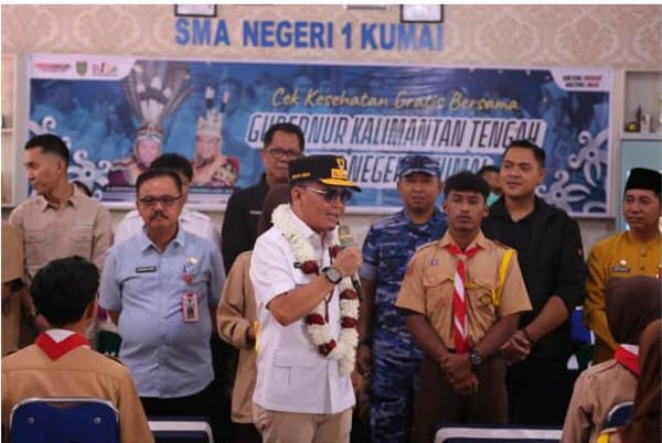 Gubernur Kalteng Dorong Digitalisasi Pendidikan di SMAN 1 Kumai