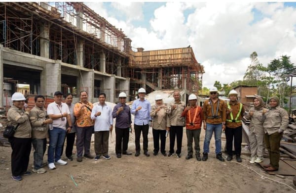 Progres Gedung SBSN UIN Palangka Raya Tuai Pujian, Pembangunan Hampir Rampung