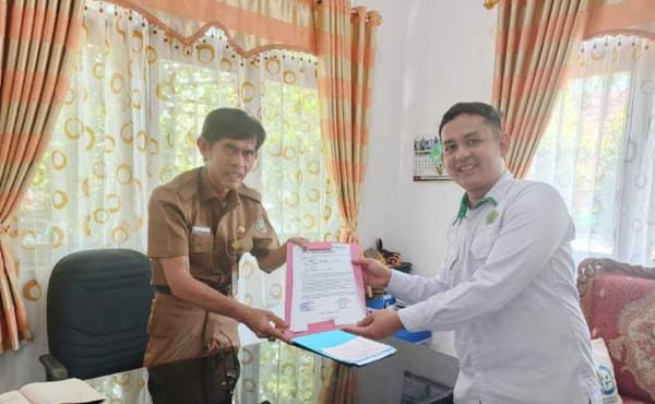 Bangun Sinergi Literasi, MTs Terpadu Berkah Jalin Kerja Sama dengan Dispersip Kalteng