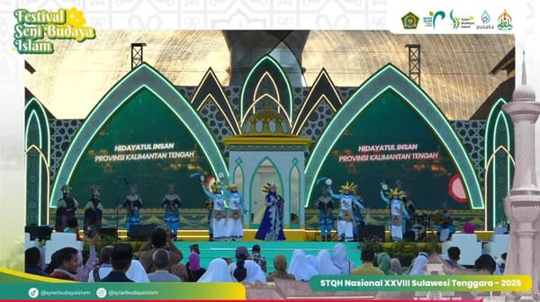 Kalteng Berbangga, Hidayatul Insan Gemparkan Panggung STQH Nasional dengan Kasidah Kolaboratif Dayak-Islami