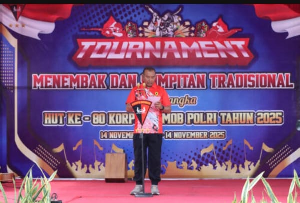 Brimob Kalteng Rayakan HUT ke-80, Lomba Menembak dan Manyumpit Warnai Semangat Bhakti untuk Negeri
