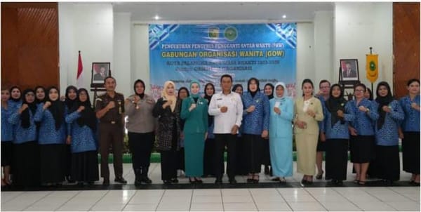 Wakil Wali Kota Kukuhkan Pengurus GOW Palangka Raya, Tekankan Peran Strategis Perempuan dalam Pembangunan