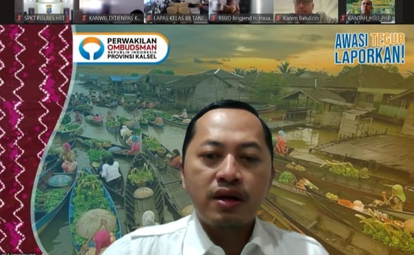 Ombudsman Kalsel: Pelayanan Publik Harus Partisipatif dan Adaptif terhadap Perubahan
