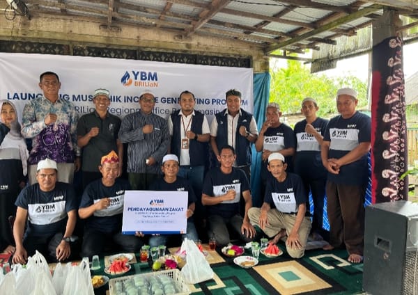 YBM BRILiaN RO Banjarmasin Luncurkan MIGP Untuk Desa Handil Suruk, Bumi Makmur, Tanah Laut, Kalsel