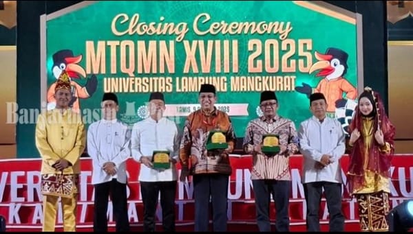MTQ Mahasiswa Nasional XVIII  Ditutup, UNUKASE Bangga Meski Tanpa Medali