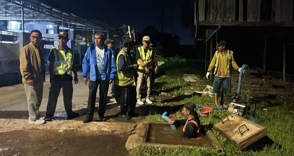 PAM Bandarmasih Lakukan Langkah Cepat Tingkatkan Distribusi Air Ke Komplek Bumi Lingkar Basirih