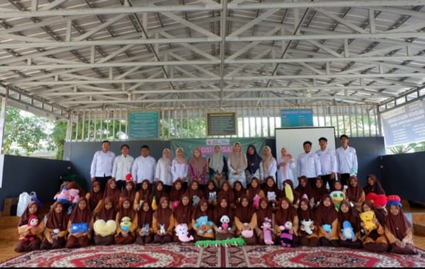 KSR Unit Markas PMI Kabupaten Banjar Lakukan Sosialisasi Pemberdayaan PHBS