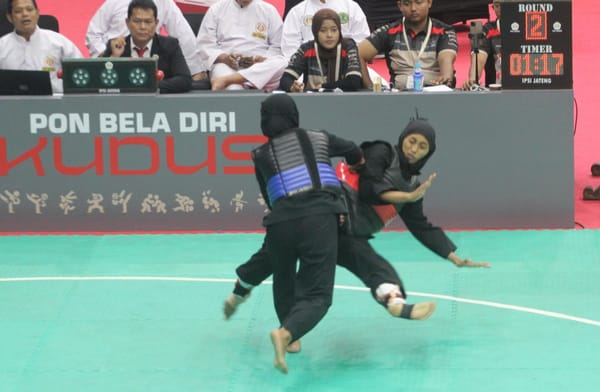 Tujuh Atlet Pencak Silat Jatim Lolos Ke Perempat Final PON Bela Diri 2025 Kudus.