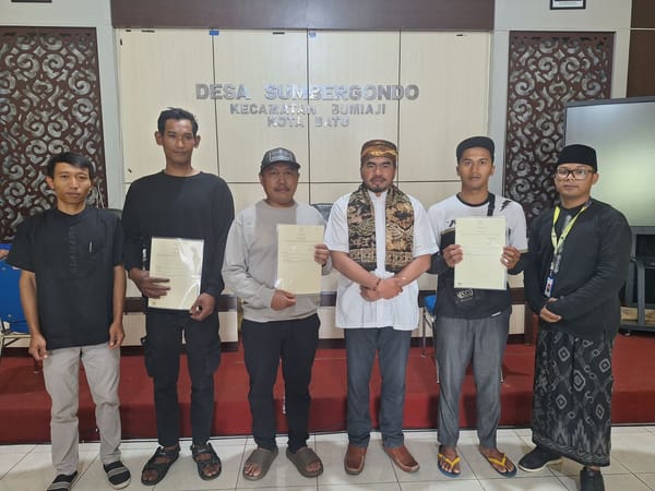 Sinergi Kades Hadi Purwanto dan Tim PTSL BPN Batu Wujudkan Kepastian Hukum Tanah Warga Sumbergondo