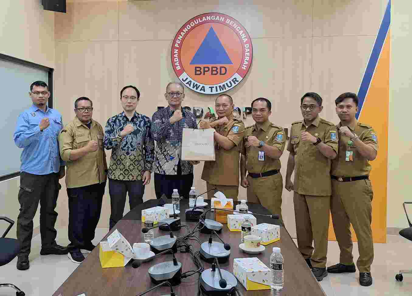 Komjen Jepang Kunjungi BPBD Jatim