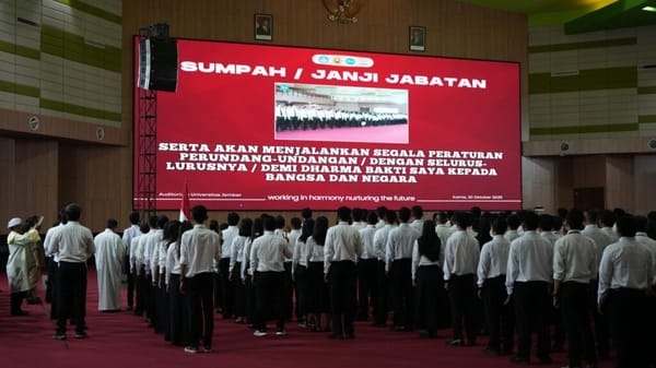 Rektor Melantik dan Mengambil Sumpah/Janji 729 PPPK Universitas Jember Tahun 2025