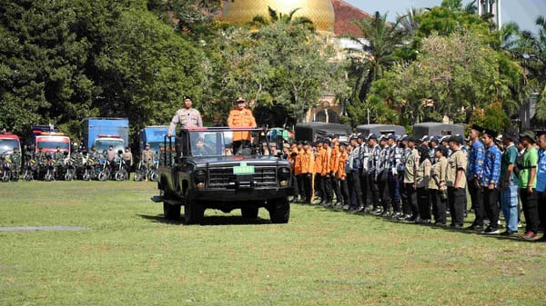 Bondowoso Gelar Apel Kesiapsiagaan Dan Peralatan Hadapi Bencana Hidrometeorologi 2025