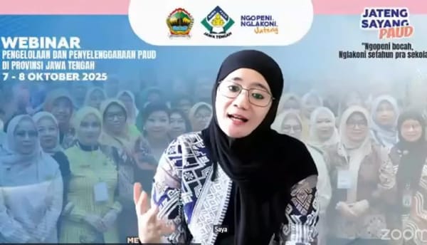 Nawal Yasin, Target Peningkatan Angka Partisipasi Kasar AUD di Jateng 60 %