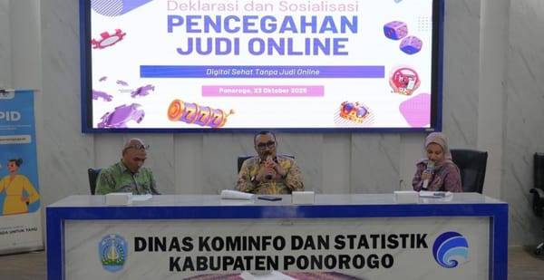 Diskominfo Ponorogo Gelar Deklarasi dan Sosialisasi Cegah Judi Online