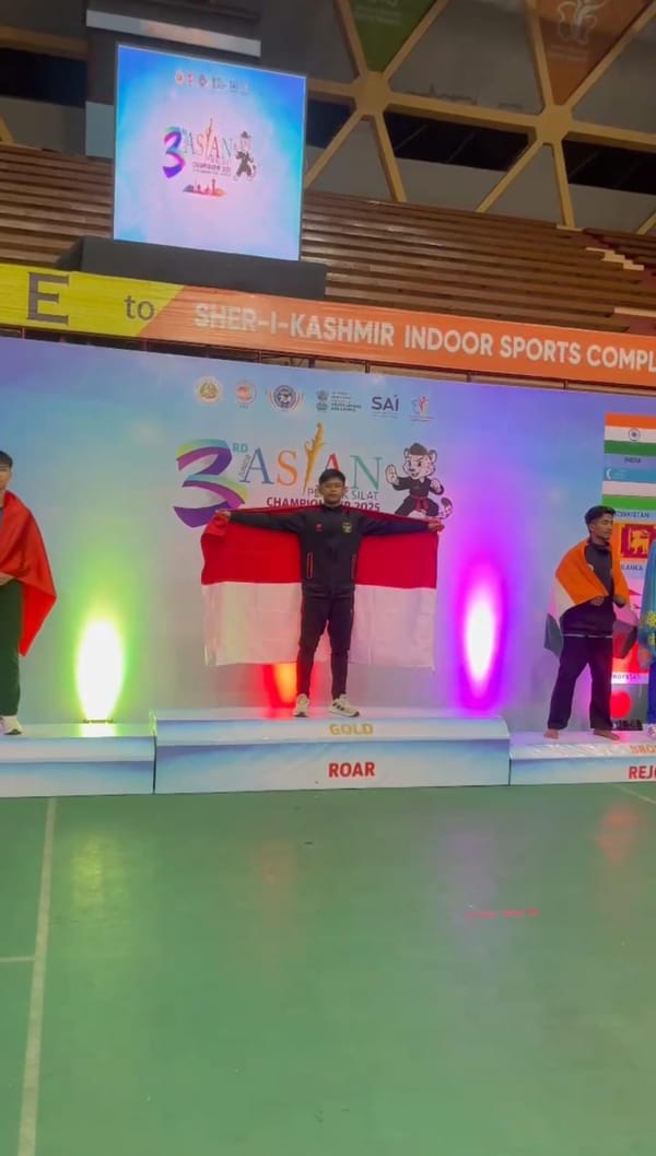Krisnanto Pesilat Asal Solo Sabet Emas Junior Asian Pencak Silat 2025 Di India