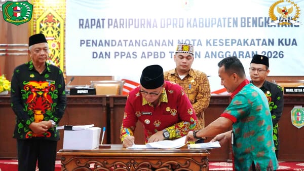 Pemkab dan DPRD Bengkayang Sepakati KUA-PPAS 2026