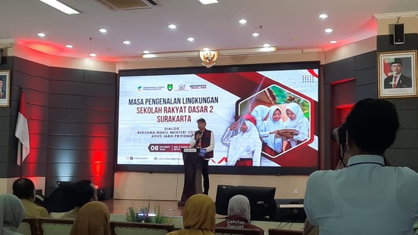 Masa Pengenalan Lingkungan Sekolah Rakyat 2 Surakarta, Diresmikan Wamen Sosial