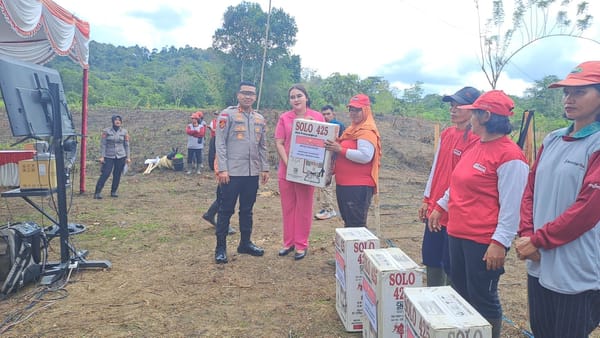 Kapolres Bengkayang Hadiri Penanaman Jagung Serentak Kuartal IV