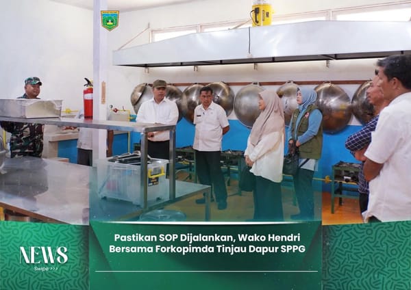 Pastikan SOP Dijalankan, Wako Hendri Bersama Forkopimda Tinjau Dapur SPPG