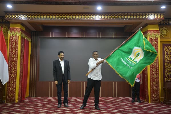‎Gubernur Mualem Lepas Keberangkatan Kontingen Aceh ke PON Beladiri 2025 di Kudus