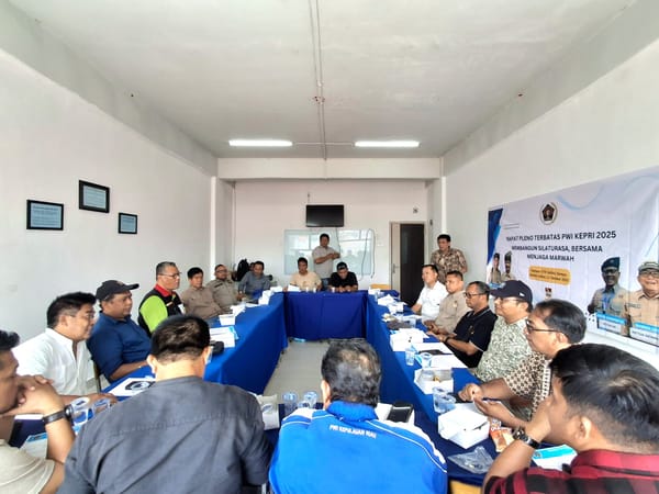 Bahas Rekonsiliasi hingga Hari Pers Nasional, PWI Kepri Gelar Rapat Pleno: Membangun Silaturasa, Bersama Menjaga Marwah