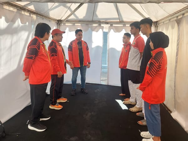 Ketua Umum KONI Sumbar dan Konselor Motivasi Atlet Judo dan Taekwondo di PON Beladiri 2025