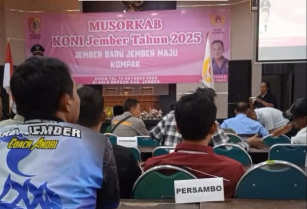 KONI Jember Gelar Muskorkab, Agenda Pemilihan Ketua Periode 2025-2030