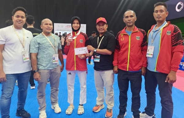 PON Beladiri 2025 di Kudus: Sumbar Tambah Pundi Medali, Cabor Taekwondo Dapat Pujian