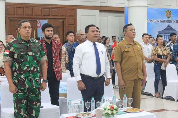 Wagub Maluku dan Forkopimda ikuti Peluncuran Akad Massal bagi  800.000 UMKM  secara Daring