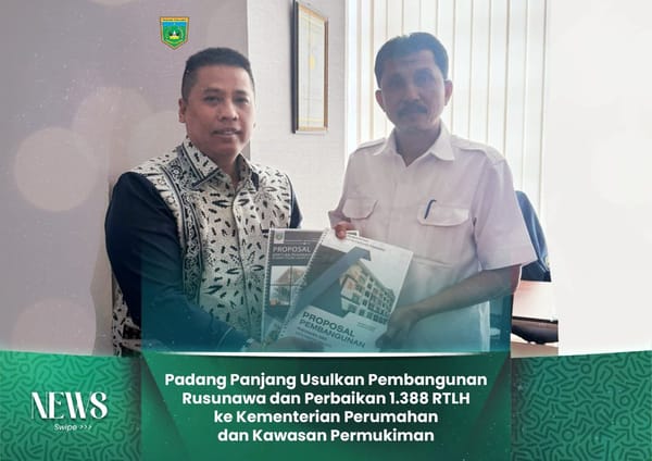 Kota Padang Panjang Usulkan Pembangunan Rusunawa dan Perbaikan 1.388 RTLH ke Kementerian Perumahan dan Kawasan Permukiman