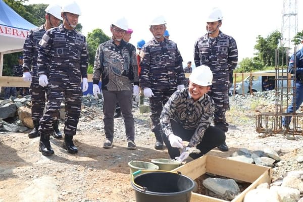 Kodaeral II Bangun Kantor Baru Dister untuk Perkuat Fungsi Teritorial TNI AL