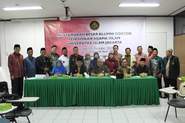 Alumni Doktor PAI UIJ Inginkan Berkontribusi    Pada Almamater Sebagai Amanah Tri Darma