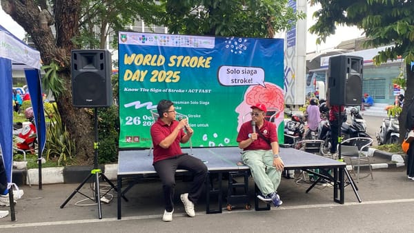 Edukasi Mengenali Tanda Tanda Stroke, Di CFD Solo