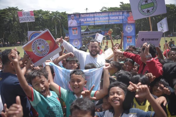 120 Tim SSB se-Kota Padang Bersaing di Festival Piala Wali Kota Padang