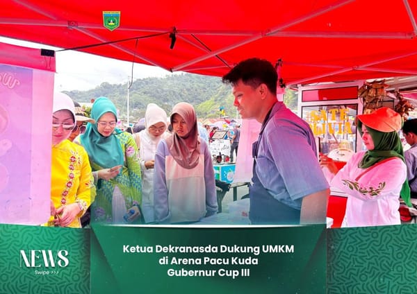 Ketua Dekranasda Padang Panjang Dukung UMKM di Arena Pacu Kuda Gubernur Cup III