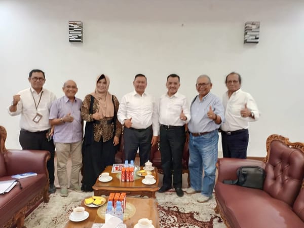 Walikota Bukittinggi Ramlan Nurmatias Terima Audiensi Pengurus PBRTV Sumbar