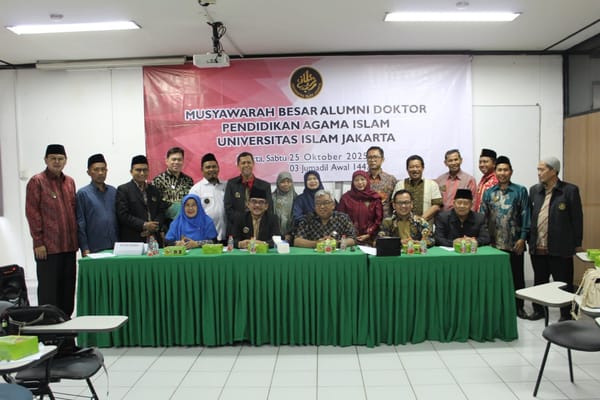 Alumni Doktor PAI UIJ Inginkan Berkontribusi Pada Almamater Sebagai Amanah Tri Darma